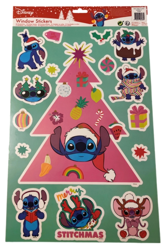 Fensterbilder mit dem Motiven von Lilo&Stitch